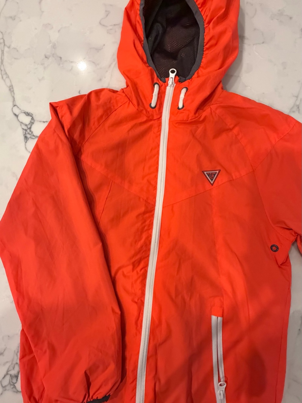 next Orange Hooded Kids Jacket
